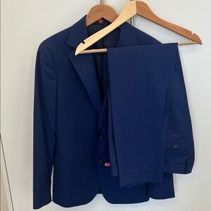 Bonobos Italian Wool Suit Athletic Fit Pants - Navy